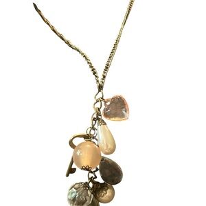 Charm Necklace Heart Key‎ Beads Dangle Chain Fashion Jewelry Women's